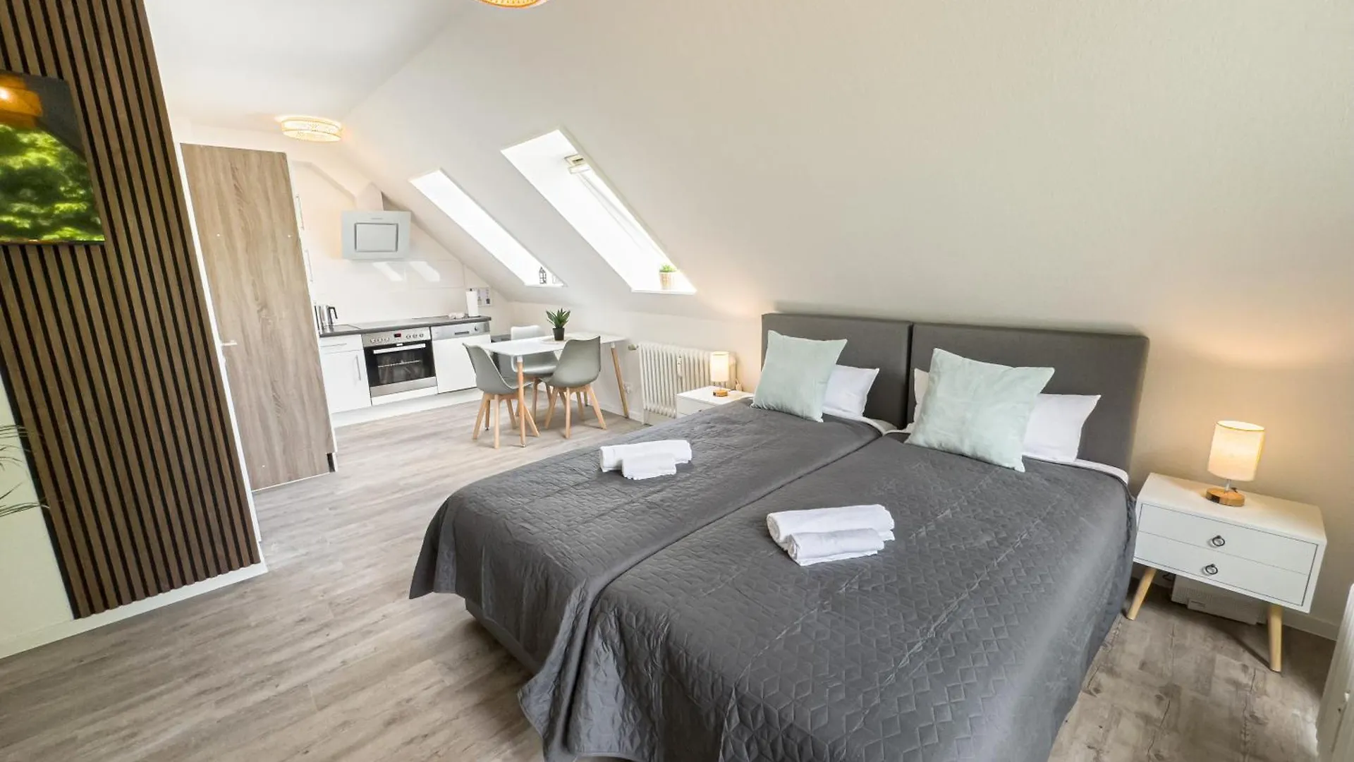 Immostay S#9 - Balkon Und Parkplatz, Naehe Mercedes Benz, Wifi, 4K Streaming Bremen Daire